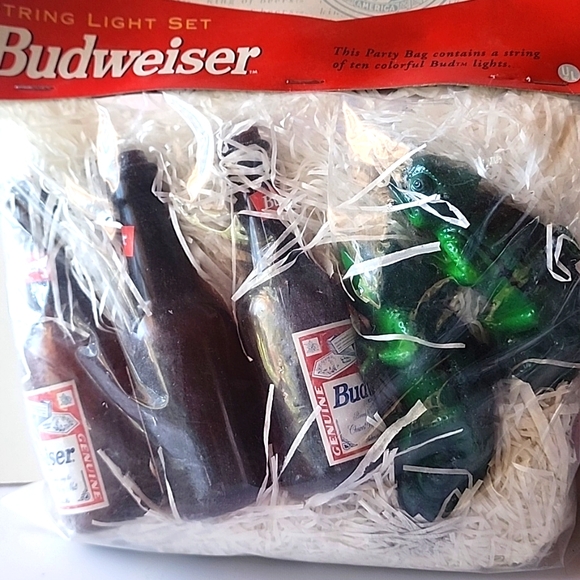 VTG.1999 Budweiser String Light Set.Bottles and Lizards - Picture 3 of 8